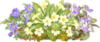 Схема вышивки «Весенние цветы»