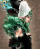 Схема вышивки «Дама с зелеными волосами»