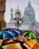 Схема вышивки «Дождливый день в Венеции »