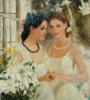 Схема вышивки «Подружки невесты»
