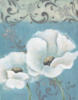 White Flowers on Blue: оригинал