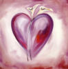 Схема вышивки «Сердце любви»