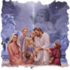 Схема вышивки «Исус с детьми»
