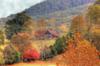 Схема вышивки «Осень в горах»
