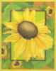 Схема вышивки «Framed Flowers - Sunflower»