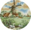 Схема вышивки «Голандский пейзаж»