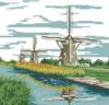Схема вышивки «Голандский пейзаж»
