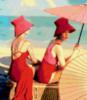 Схема вышивки «Девушки на пляже Анжела»