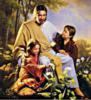 Схема вышивки «Исус и дети 2»