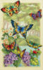 Схема вышивки «Весенние бабочки»