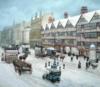 Английская улочка зимой: оригинал