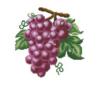 Схема вышивки «Гроздь винограда»