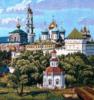 Схема вышивки «Русский городок»