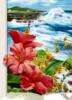 Схема вышивки «Цветы и вид на море»