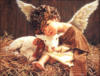 Схема вышивки «Ангел с овечкой»