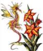 Маленький дракон и цветы: оригинал