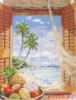Схема вышивки «Вид из окна - Гаваи»