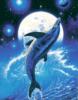 Большая луна и дельфин: оригинал