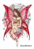 Схема вышивки «Девочка-бабочка»