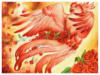Схема вышивки «Птичка с розами»