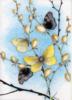 Схема вышивки «Бабочки и цветы»