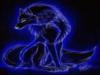 Схема вышивки «Синий волк»