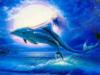 Схема вышивки «Дельфин и русалка»