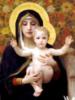 Схема вышивки «Дева Мария и младенец»