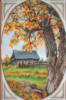 Схема вышивки «Осенний пейзаж»