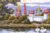 Схема вышивки «Новодевичий монастырь»