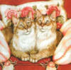 Схема вышивки «Кошки»