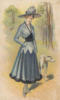Схема вышивки «Дама с собачкой»