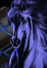 Схема вышивки «Голубой конь»