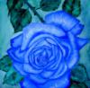 Схема вышивки «Blue rose»