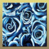 Подушка Синие розы: оригинал