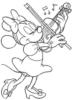 Схема вышивки «Минни Мау играет на скрипке»