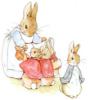 Схема вышивки «Кроличья семейка.»