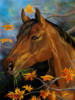Схема вышивки «Осенняя лошадка»