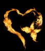 Схема вышивки «Огненое сердце»