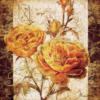 Схема вышивки «Подушка Желтые розы»