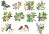 Схема вышивки «Лесные птички»
