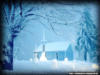 Схема вышивки «Церковь в снегу»