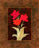 Схема вышивки «Красные цветы 3»