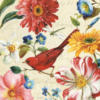 Схема вышивки «Птичка и цветы»