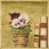 Схема вышивки «Цветы и книги 1 »
