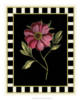 Схема вышивки «Цветок на черной канве 1»