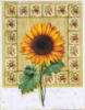 Схема вышивки «Цветок 1 - Подсолнух»