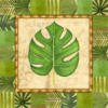 Схема вышивки «Подушка Тропический лист 1»