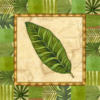Схема вышивки «Подушка Тропический лист 2»