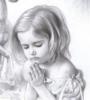 Схема вышивки «Молящаяся девочка»